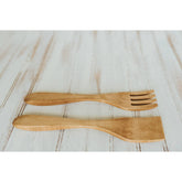 Beech - Light Walnut Finish - 12" Servers - Bee's Oil Finish