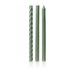Assorted Tapers 3pk Hinoki Sage