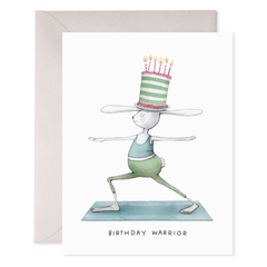 Birthday Warrior Greeting Card