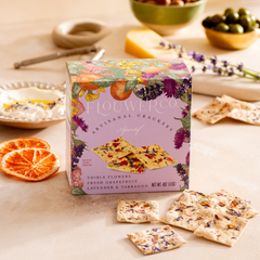 Apéritif - Artisanal Floral Crackers