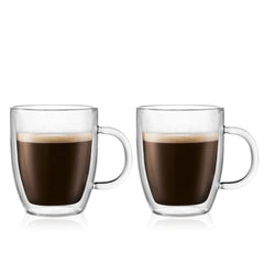 Bodum Bistro Double Wall Thermo-Glass Mugs (Set of 2)