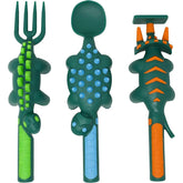 Constructive Eating 3 Piece Dino Utensil Set