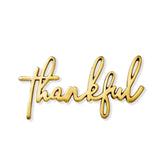 "Thankful" Gold Trivet