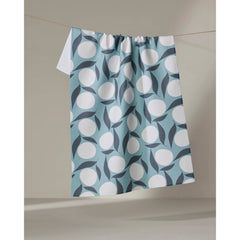Bouncing Blooms Geometry Tea Towel