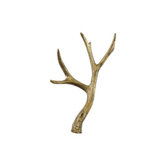 Cast Iron Antler, Distressed Gold Finish