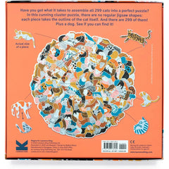 299 Cats (and a Dog) 300 Piece Cluster Puzzle