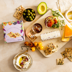 Apéritif - Artisanal Floral Crackers