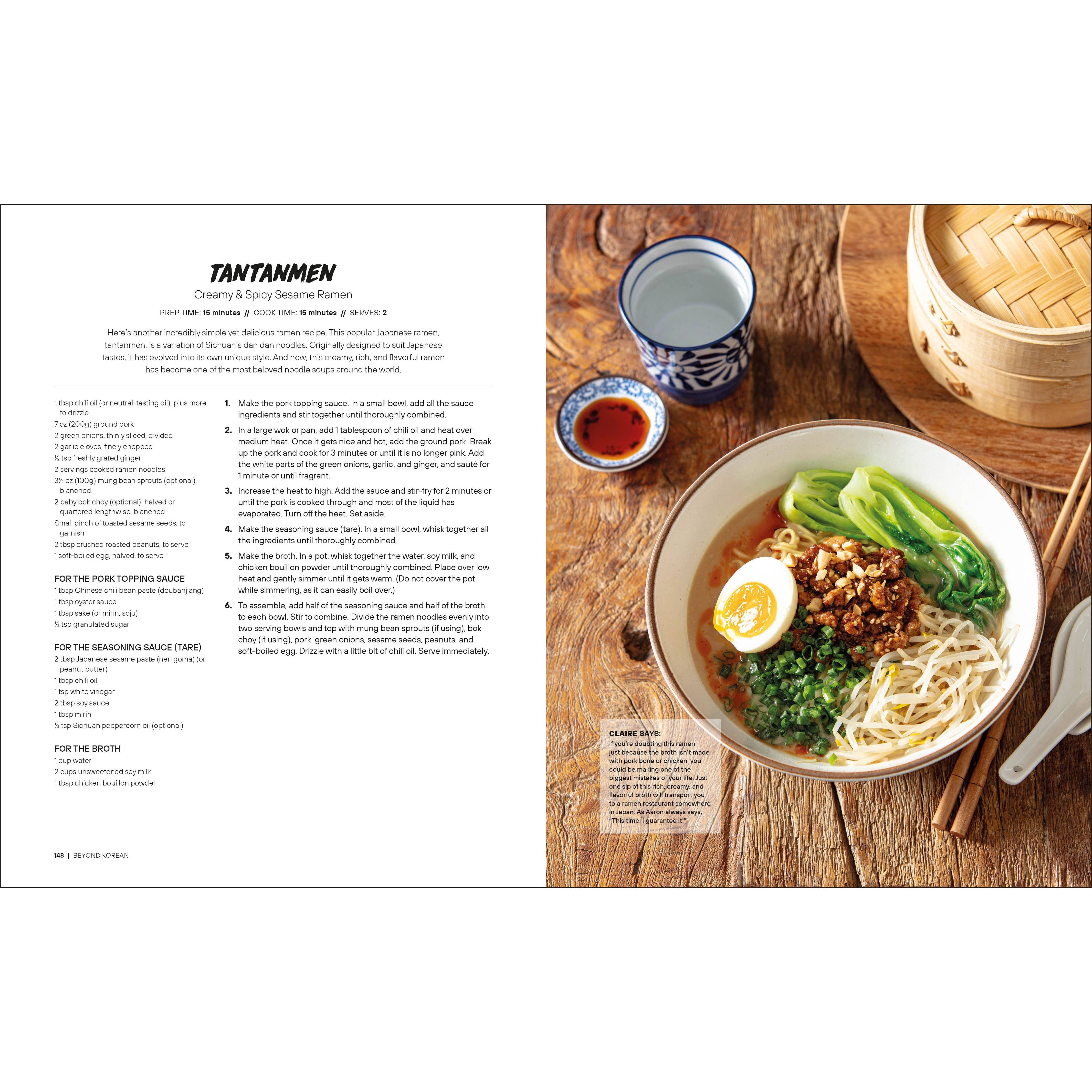 Beyond Korean Cookbook