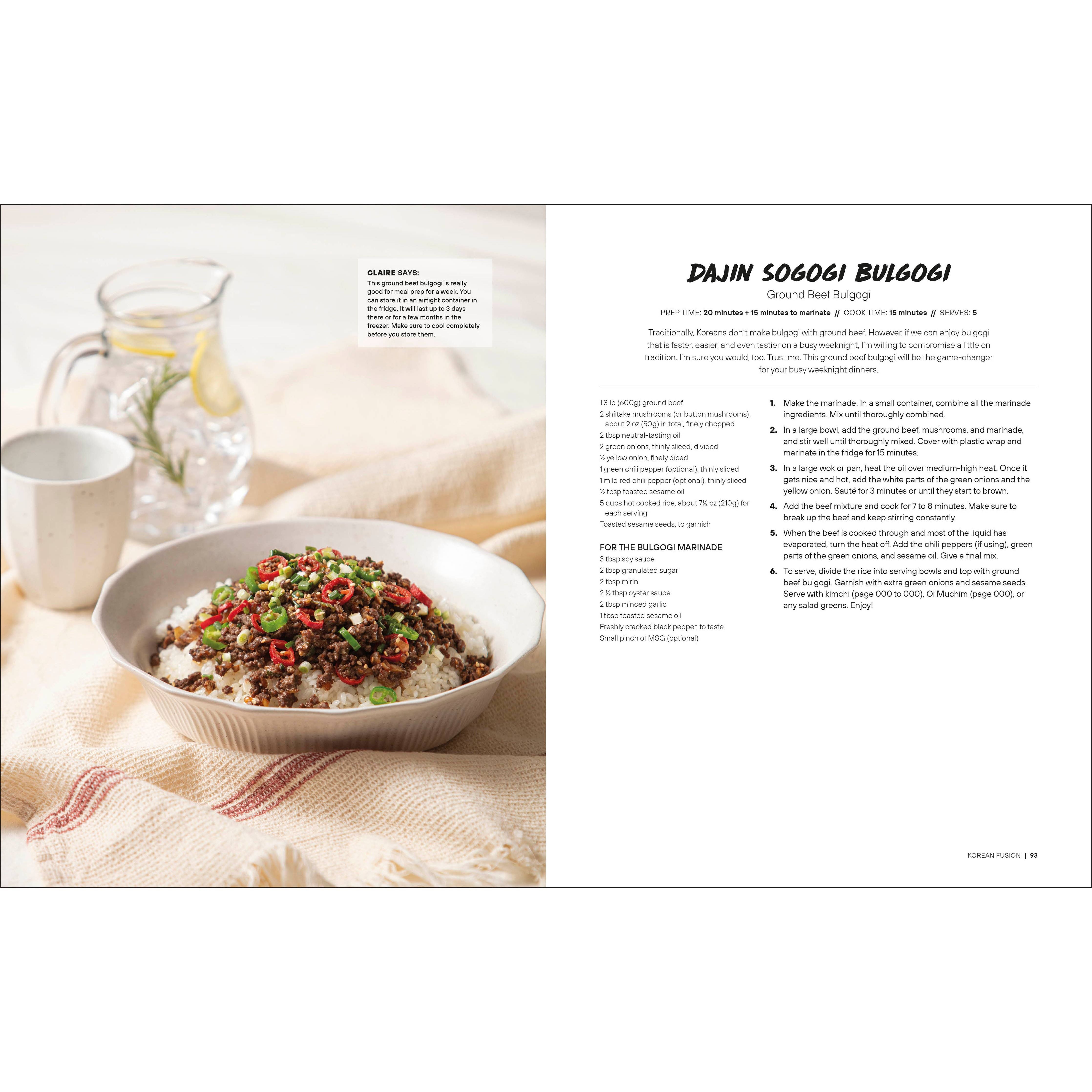 Beyond Korean Cookbook