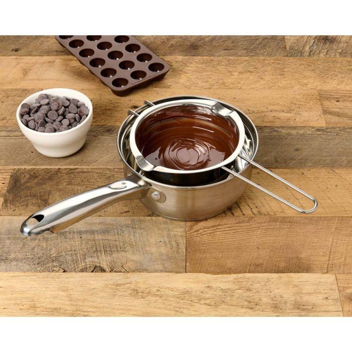 Baking Chocolate Melting Pot with Pour Spouts, 2.5-Cup