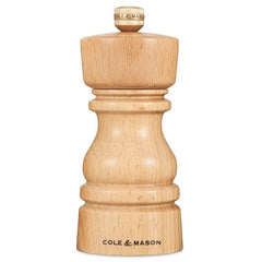 Cole & Mason London Natural Beech Salt & Pepper Mills