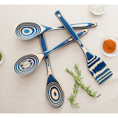 12" Blue Pakka Wood Spatula