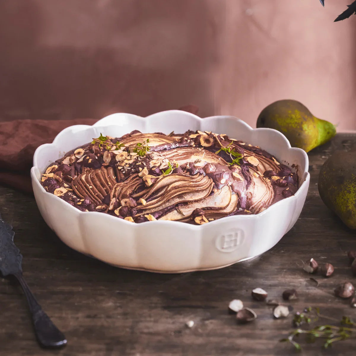 Clay Madeleine Round Dish