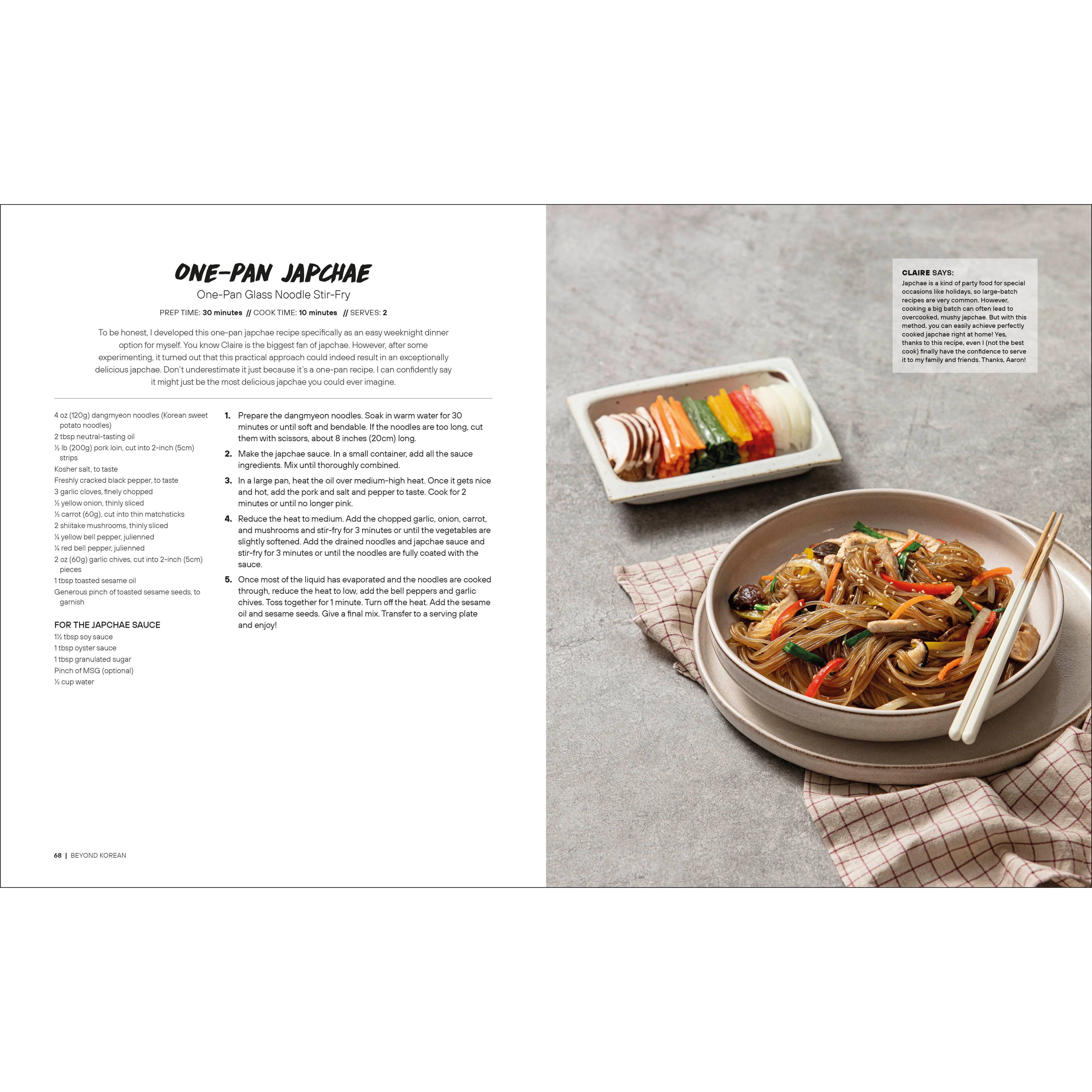 Beyond Korean Cookbook