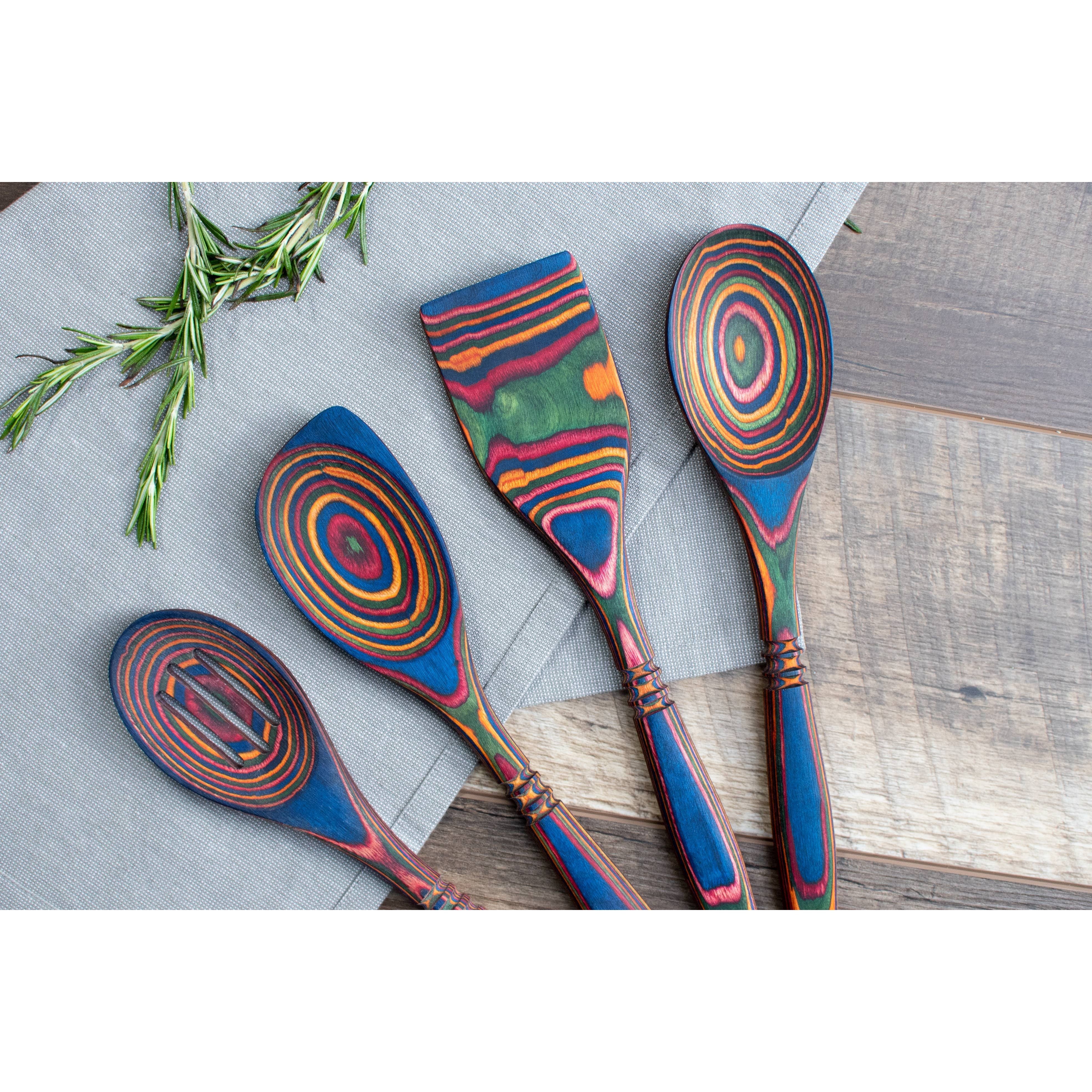 12" Rainbow Pakka Corner Spoon