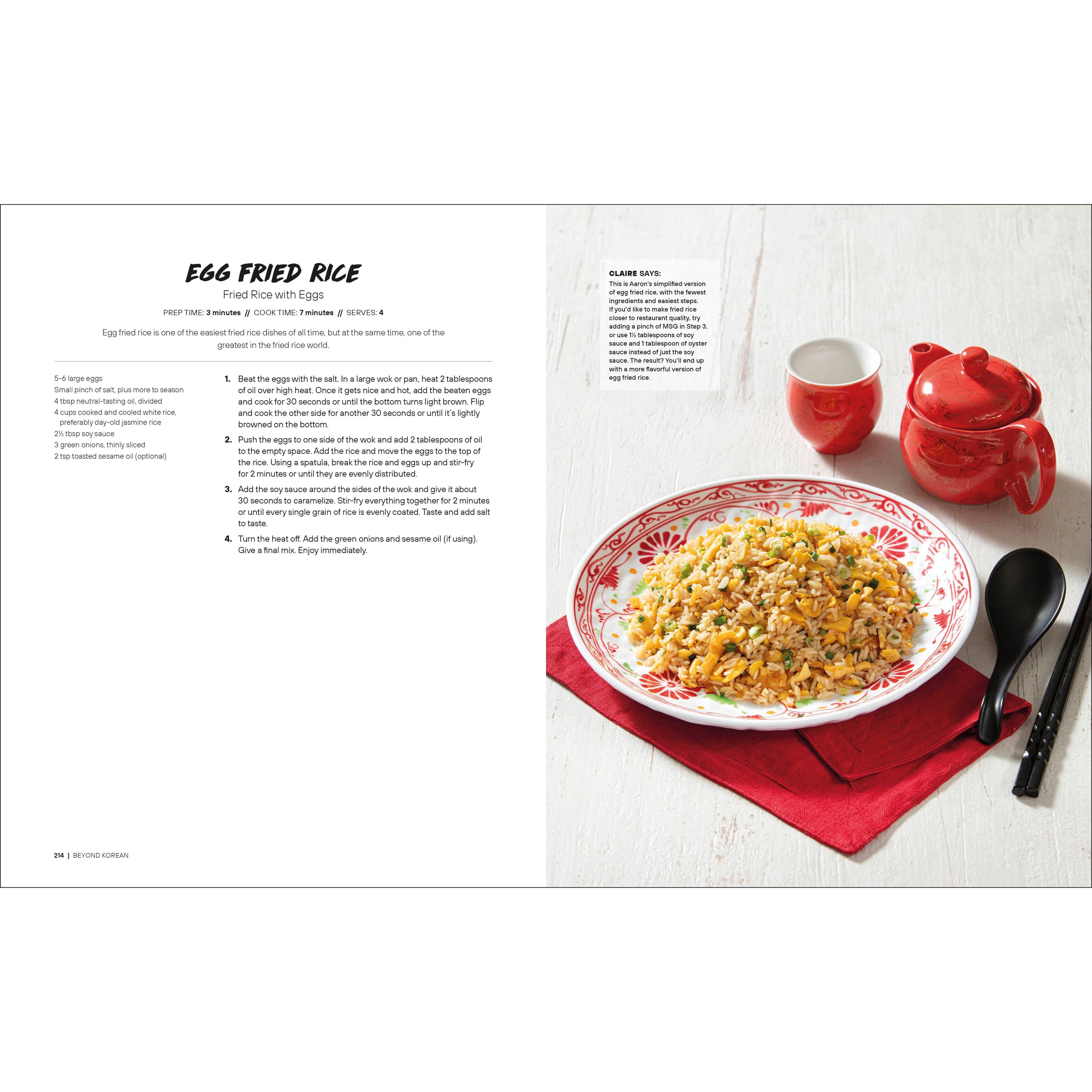 Beyond Korean Cookbook