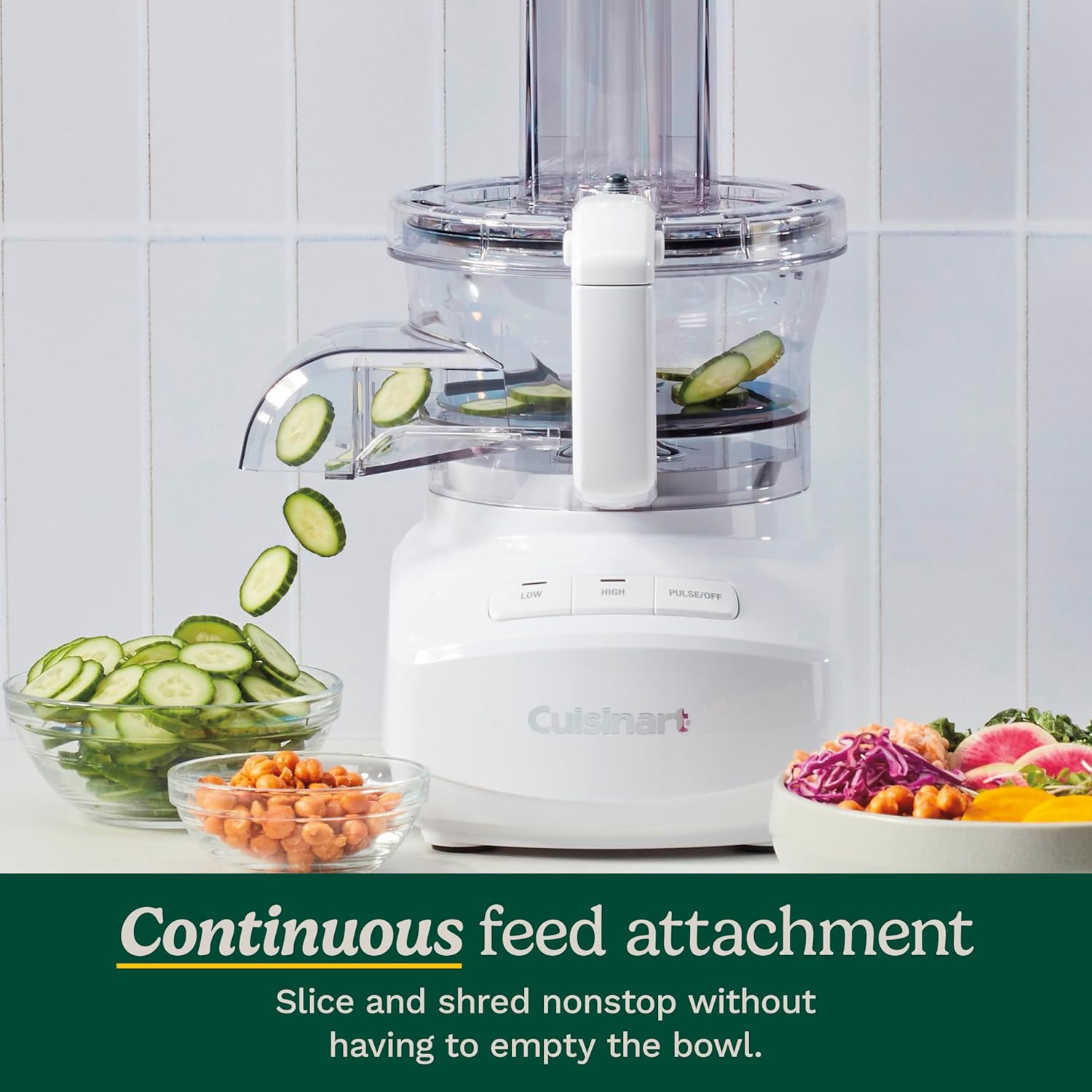 9-Cup Food Processor with Continuous Feed