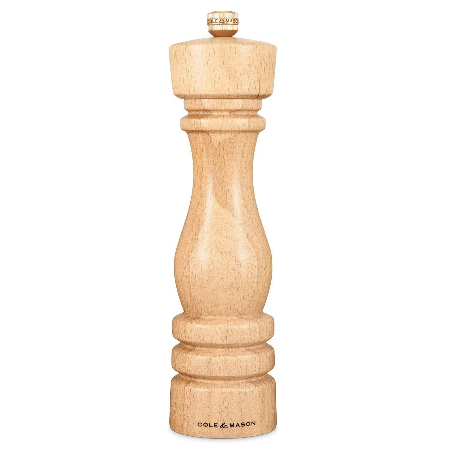 Cole & Mason London Natural Beech Salt & Pepper Mills