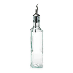 Clear Glass Oil Bottle w/ Pour Spout