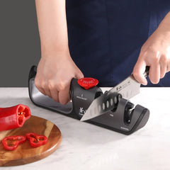 Cangshan 3 Stage Adjustable Knife Sharpener + Scissor Sharpener