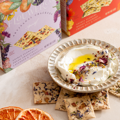 Apéritif - Artisanal Floral Crackers