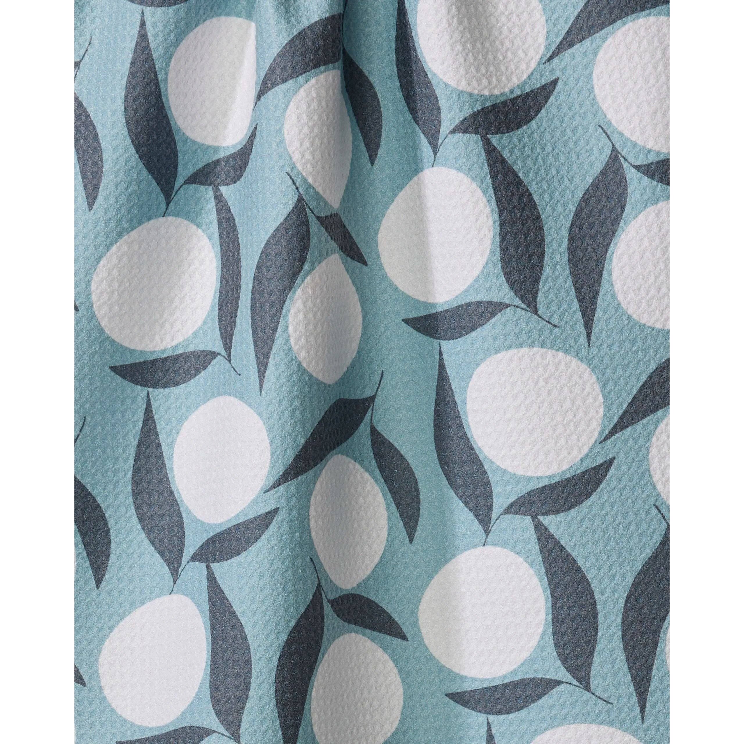 Bouncing Blooms Geometry Tea Towel