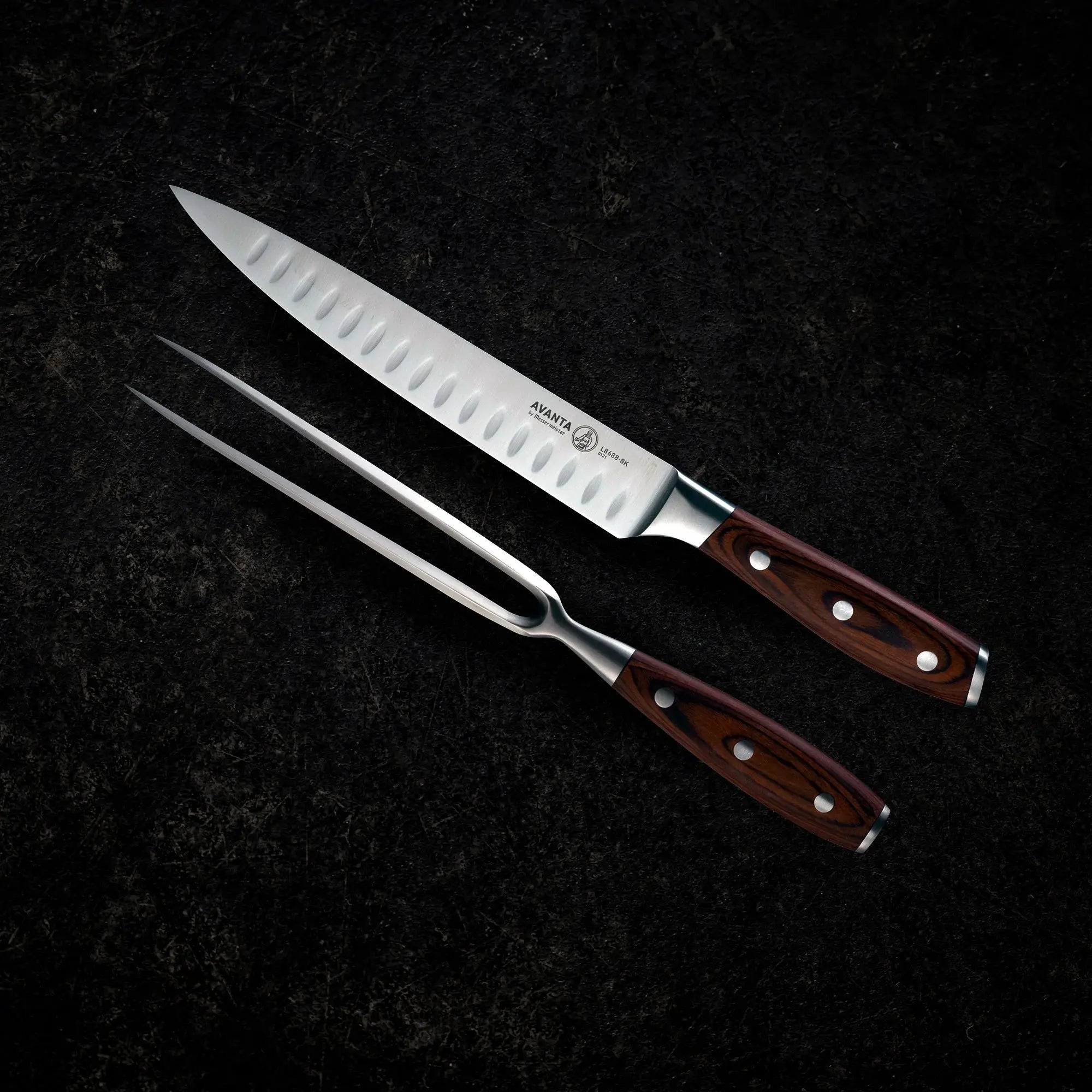 AVANTA Two Piece Kullenschliff Carving Set