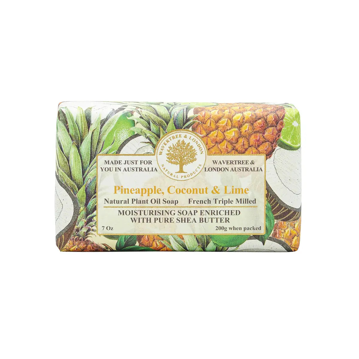 Australian Natural Soap Pineapple, Coconut & Lime Soap Bar