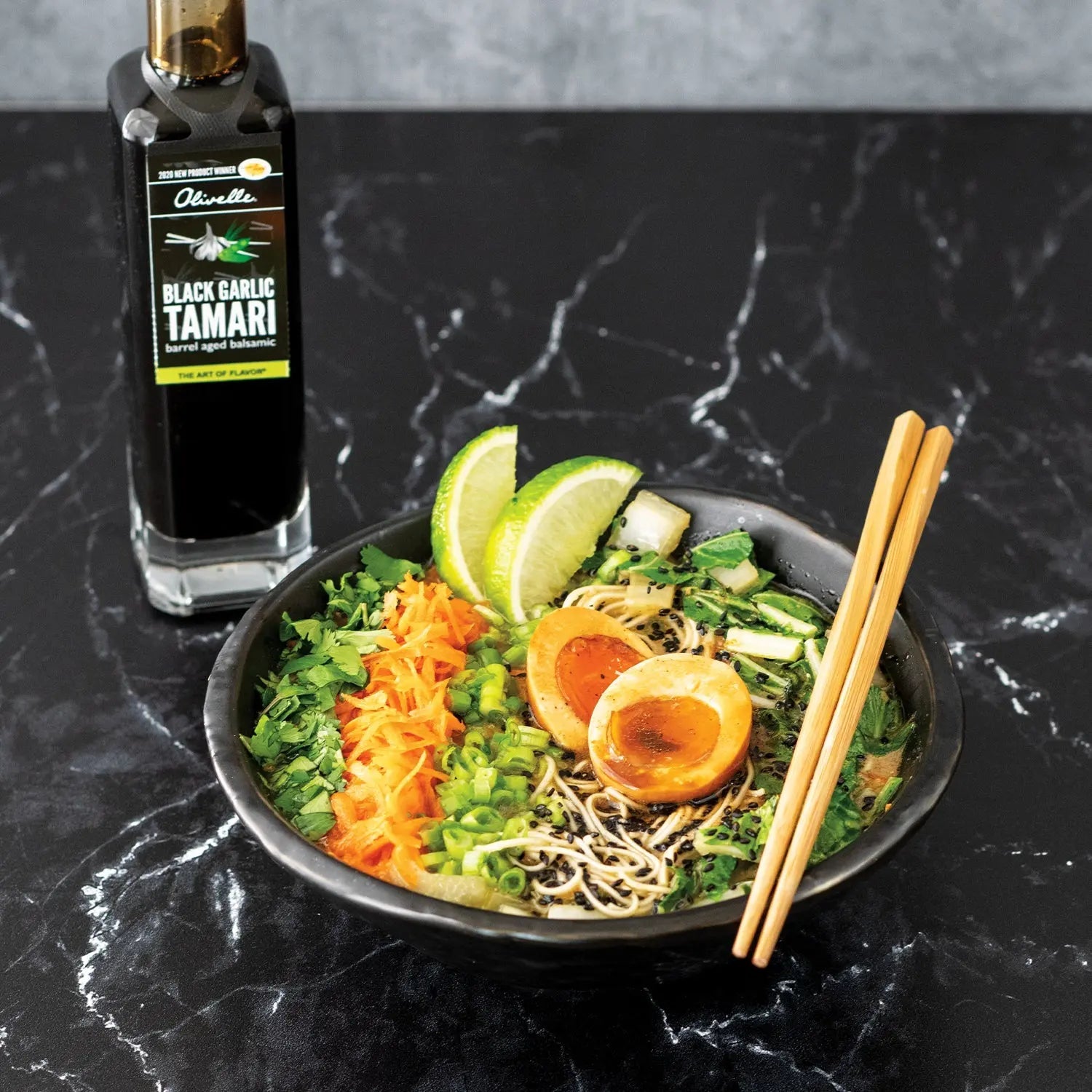 Black Garlic Tamari Soy Barrel Aged Balsamic