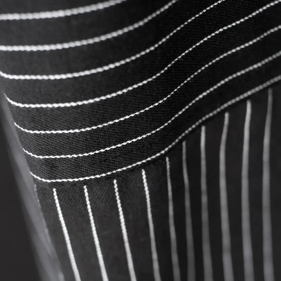 Black Pinstripe Oversized Mighty Apron