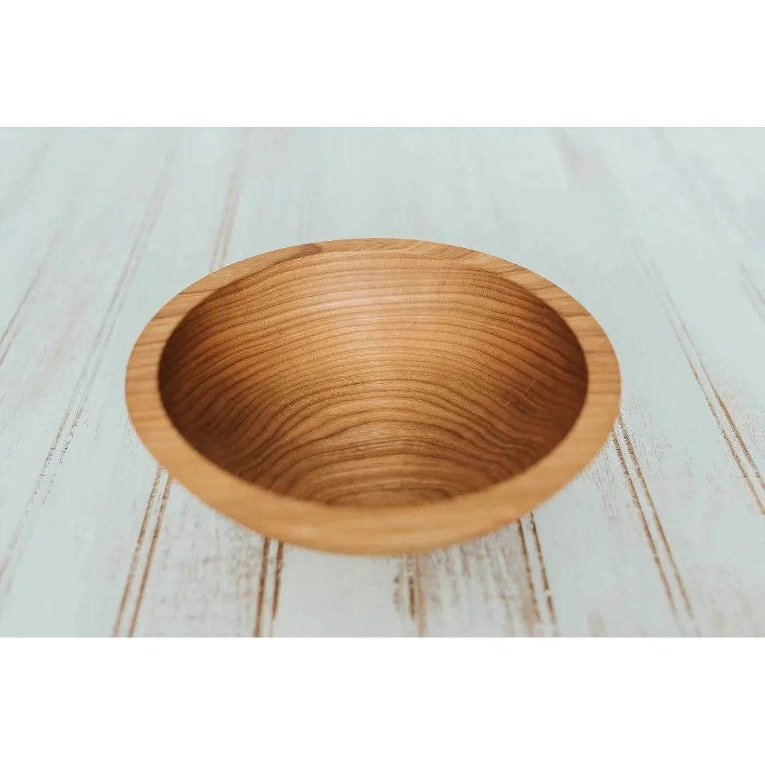 7 inch Cherry Bowl – Bee's Oil Finish