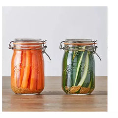 Clip Top Round Jar 1 Litre