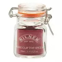 Clip Top Square Spice Jar 70ml