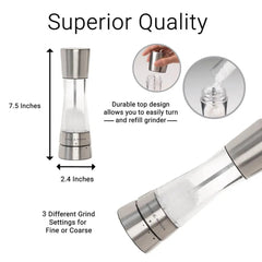 Cole & Mason Derwent Salt Mill, Stainless Steel