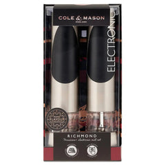 Cole & Mason Richmond Electronic Salt & Pepper Mill Gift Set