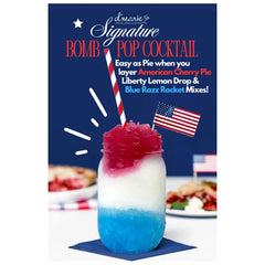 Blue Razz Rocket Cocktail Slush Mix