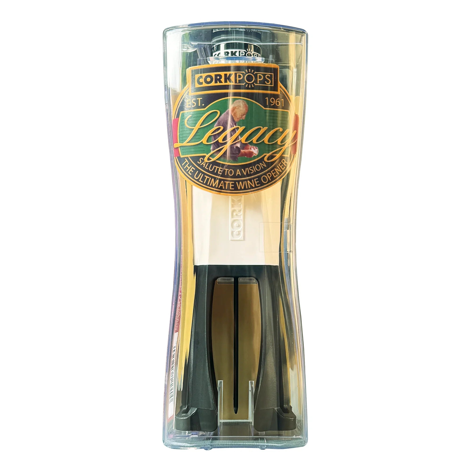 Cork Pops Legacy Wine Opener – Tuxedo
