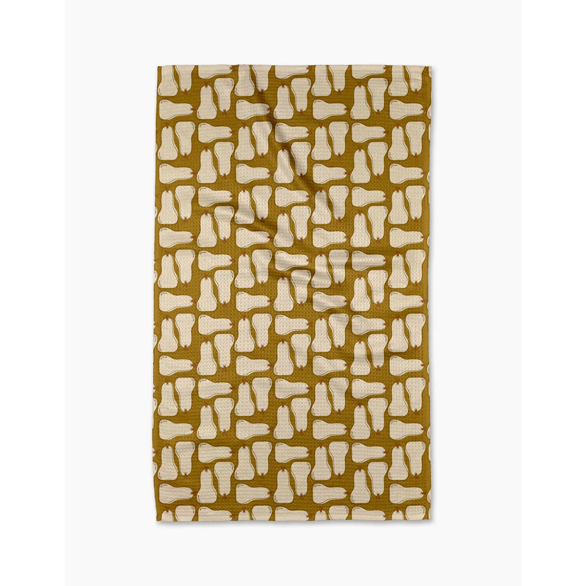 Bold Butternut Geometry Kitchen Tea Towel