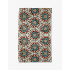 Bottle Cap Boogie Woogie Geometry Kitchen Tea Towel
