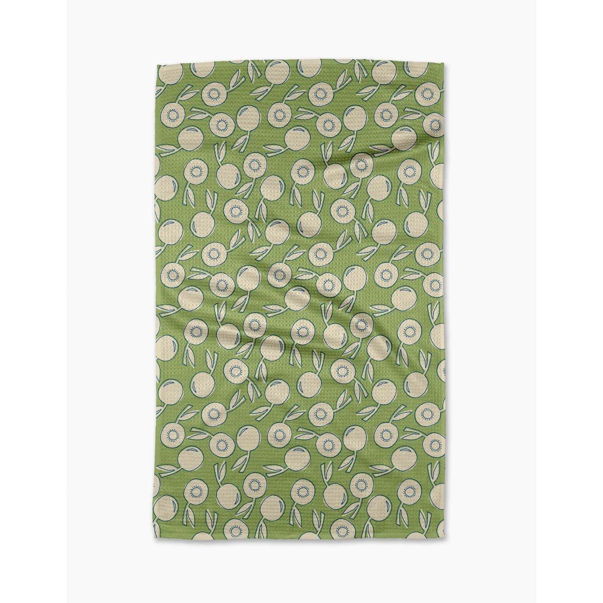 Cherry Explosion Geometry Kitchen Tea Towel