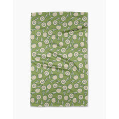 Cherry Explosion Geometry Kitchen Tea Towel