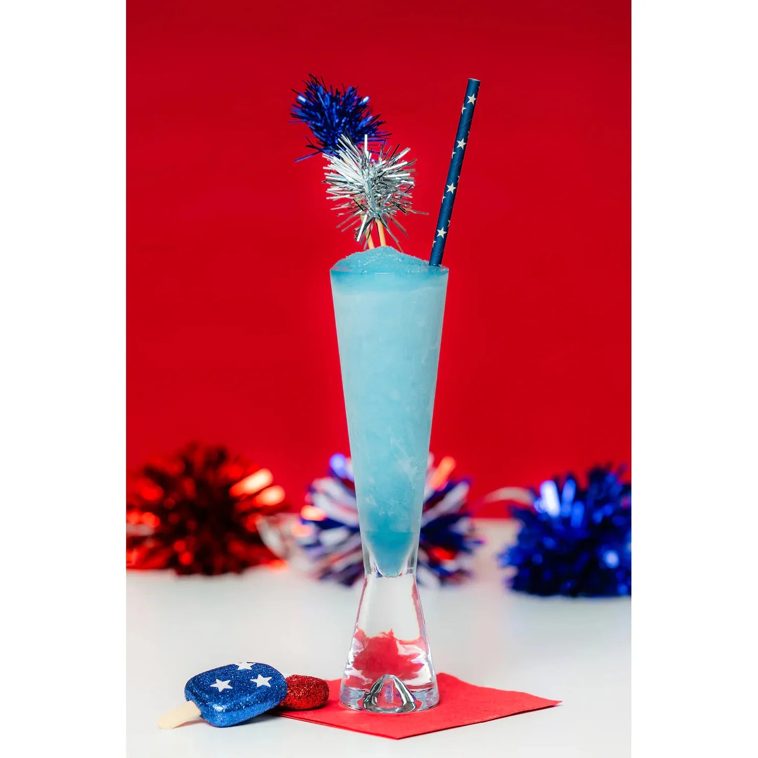 Blue Razz Rocket Cocktail Slush Mix