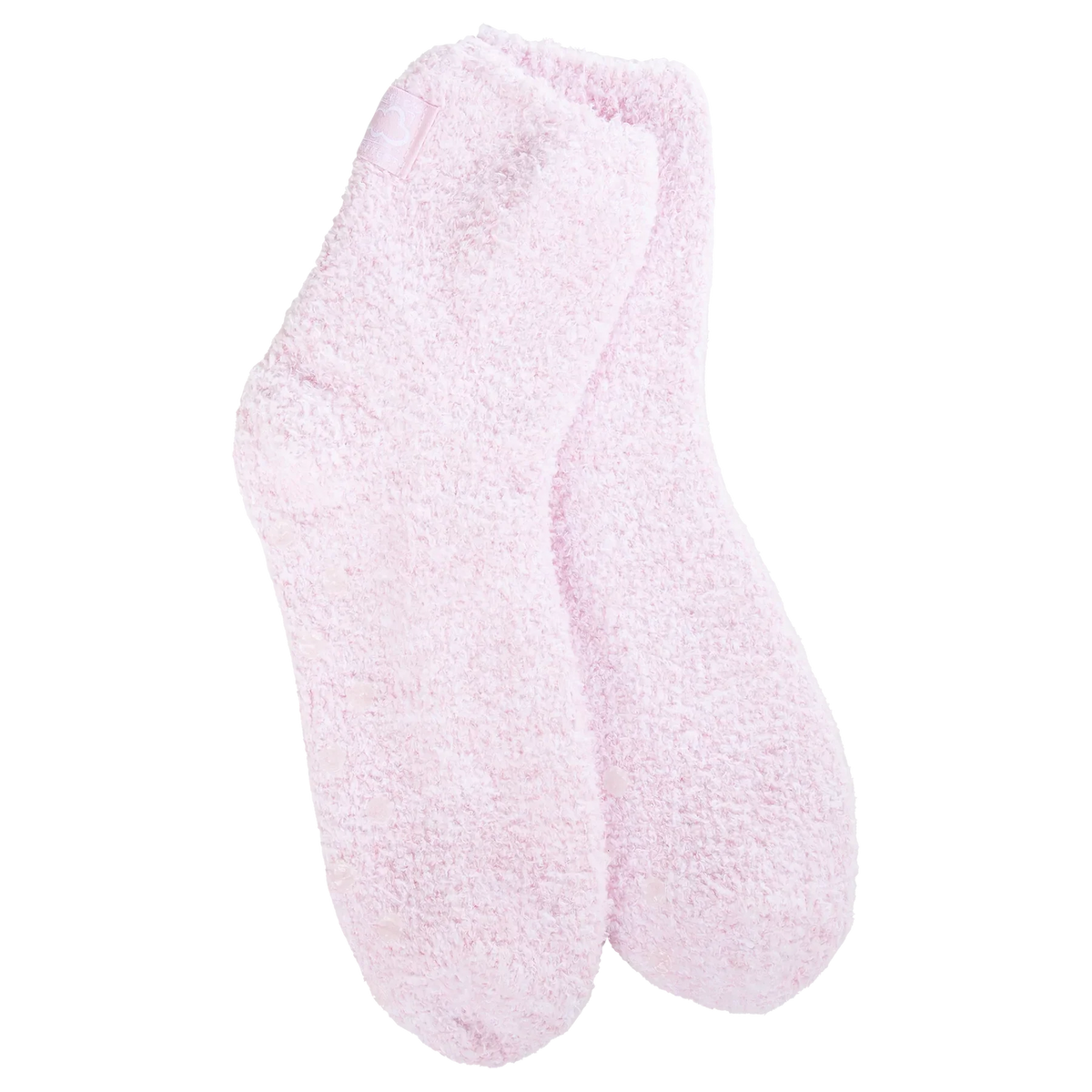 Cozy Quarter w/ Grippers OS Orchid Pink