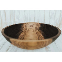 15 inch Walnut Bowl with Bee's Oil Finish