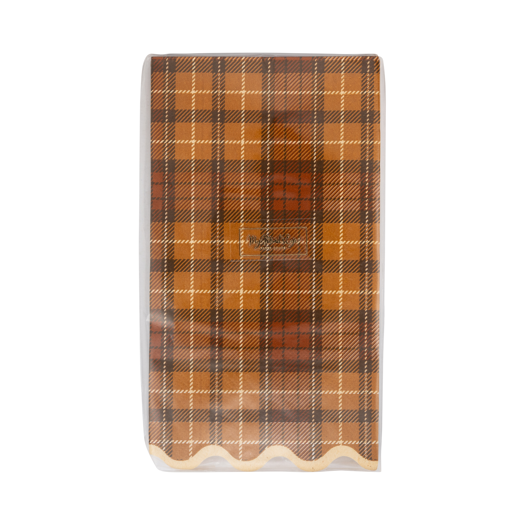 Autumn Plaid Dinner Paper Napkins