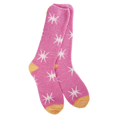 Cozy Cali Socks in Starburst Azalea