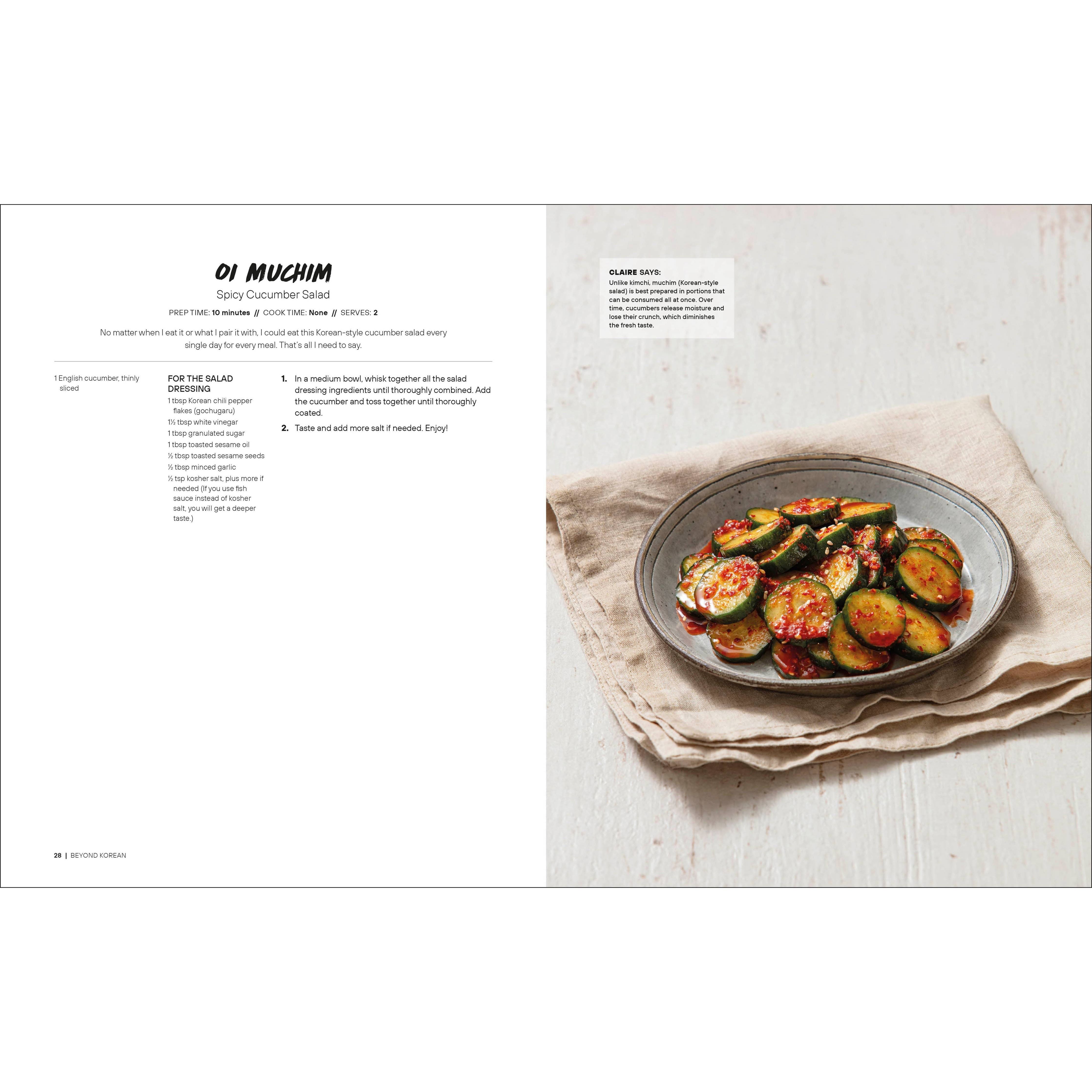 Beyond Korean Cookbook