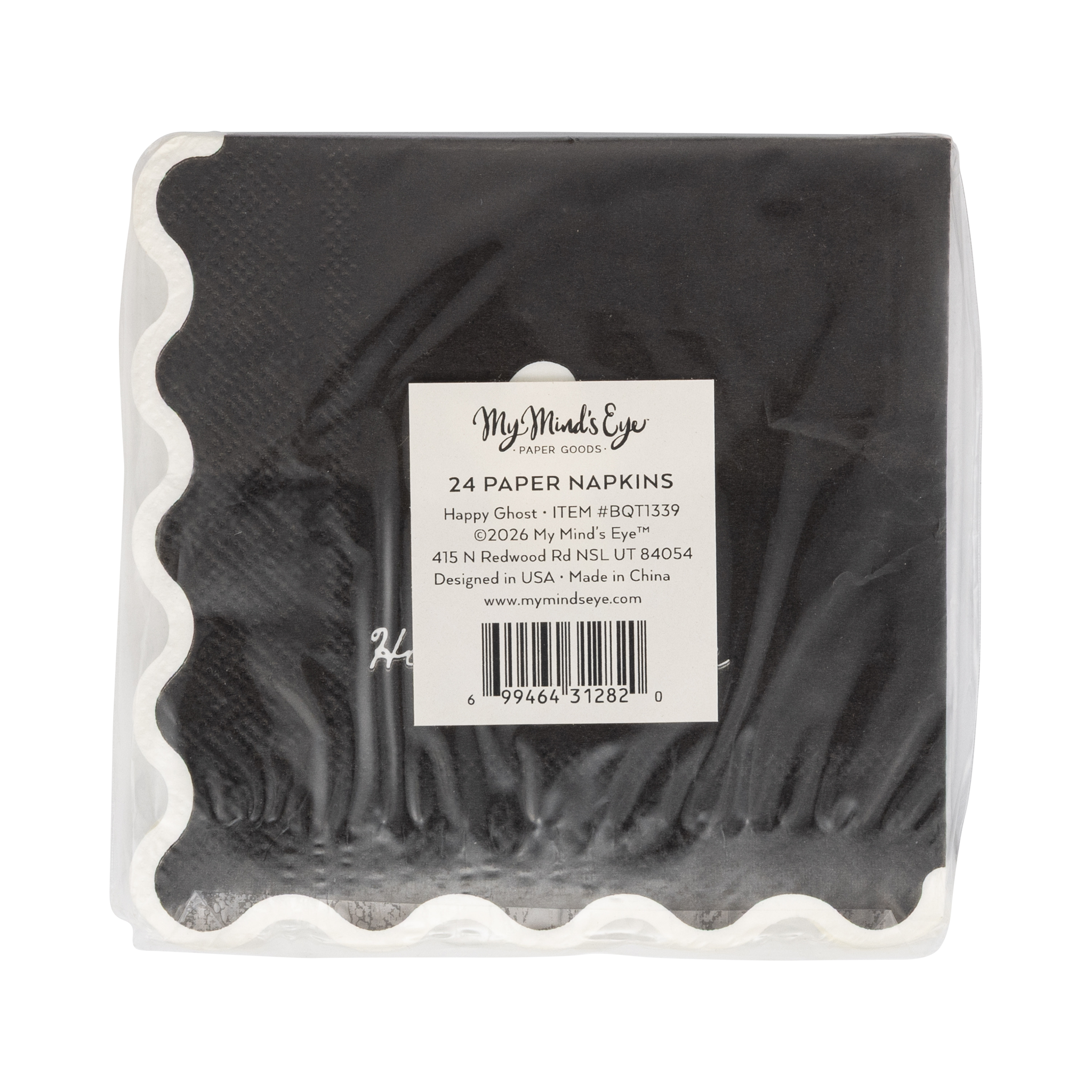 Booquette Ghost Cocktail Napkin