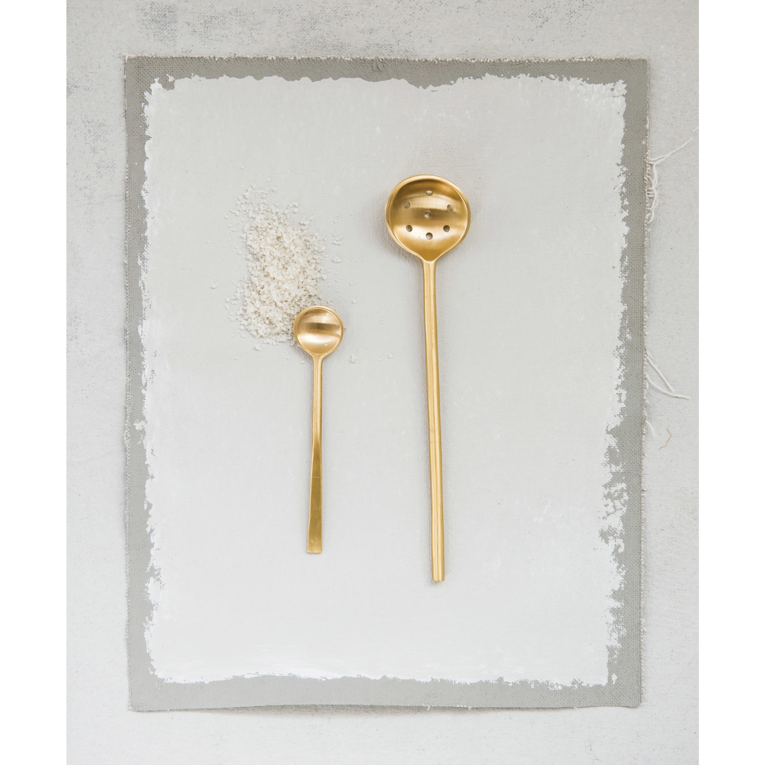 Brass Condiment Spoon