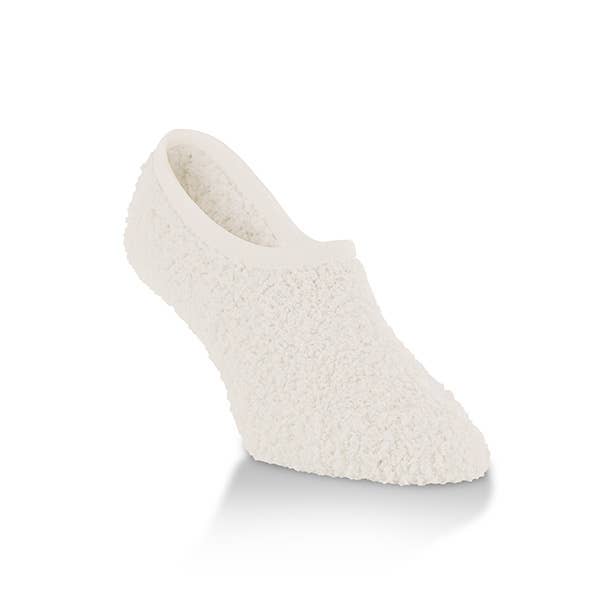 Cozy Footsie Low Cut Socks in Vanilla